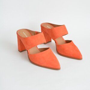 INTENTIONALLY BLANK Sunset Orange Missy Mule - 37